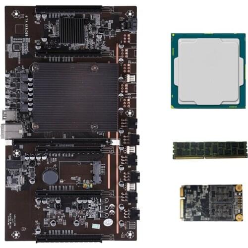 BTC X79-H61 Miner Motherboard CPU Supports 3060 Graphics Card With 5 Graphics Card Slot LGA 2011 DDR3 8G SATA3 .0