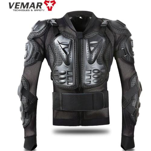 VEMAR Genuine Motorcycle Jacket Racing Armor Protector ATV Motocross Body Protection Jacket Clothing Protective Gear Mask Gift