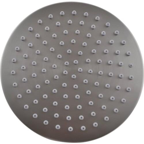 Stainless Steel and ABS plastic 8-Inch bathroom Shower Head sprayer Fixed Mount Rainfall Style , Brushed Nickel