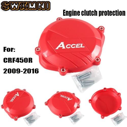 Motorcycle Plastic Clutch Cover Protector Protection Cover For CRF 450R CRF450R 2009-2016 MX Motocross free shipping