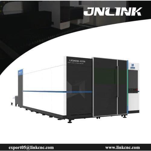 All closed fiber laser cutting machine with auto exchange table fiber laser cutter LXF1530