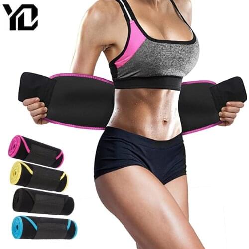 Neoprene Sauna Slimming Belt Adjustable Women Belt Sweat Waist Trainer Body Shaper Gaine Ventre Slimming Waist Belt Corset Belt
