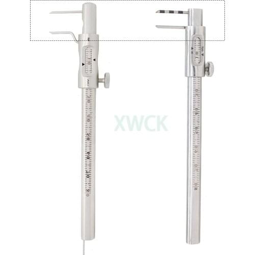 Dental implant tooth Measuring calipers Bone ridge thickness pen With Positioning Pen Vernier Caliper Ruler dental tools 2 types