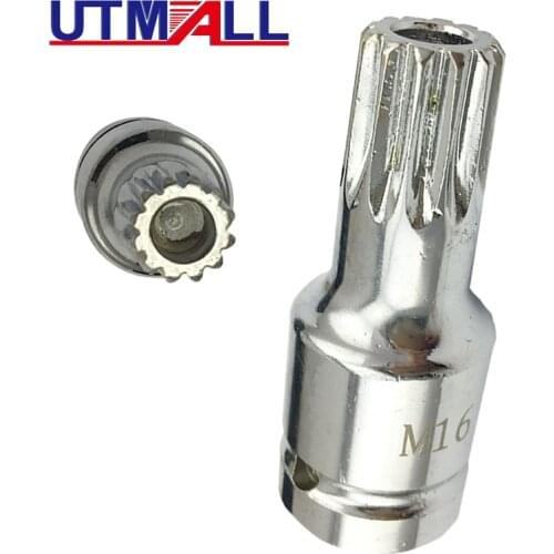 M16 Drain Plug Socket 1/2" Drive Transmission Drain Plug Socket gearbox oil drain wrench