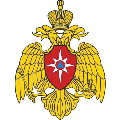 S41111# Various Sizes Funny Self-Adhesive Decal МЧС России Car Sticker Waterproof Auto Decors on Bumper Rear Window