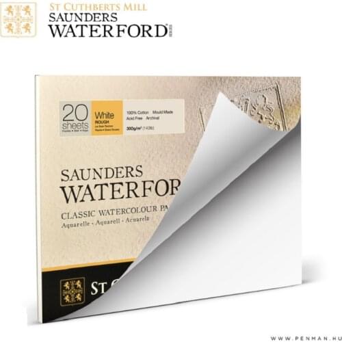 United Kingdom SAUNDER WATERFORD Watercolor Book 300g Cotton Water Color Paper Coarse, Medium and Fine Grain Sketchbook