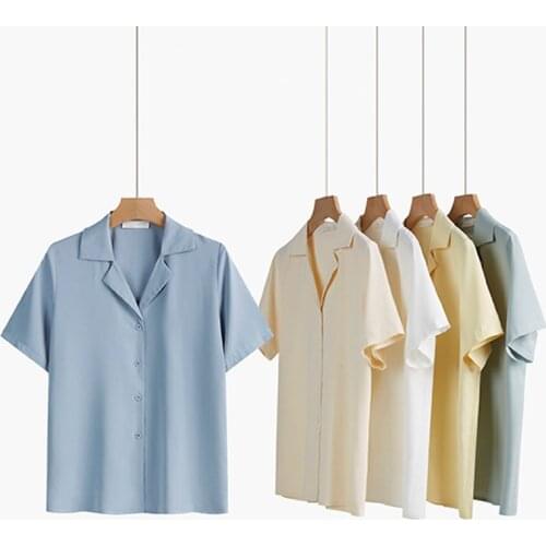 Женские короткие рубашки VOFALXGH China At AliExpress