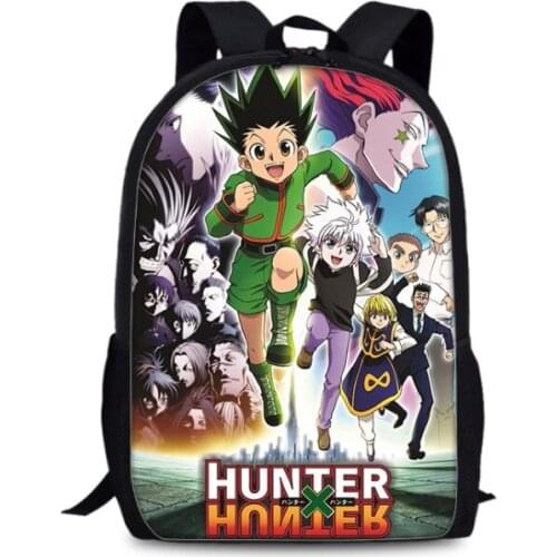 Hunter X Hunter Girl School Backpack Killua Eyes Killua HxH Anime School Bags Japan Harajuku Bookbag for Girls Backpacks Femme