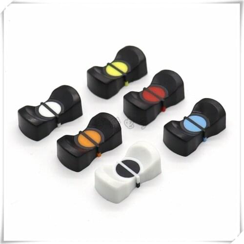 10 Piece 24.5 * 12 * 8.8mm straight slide potentiometer fader cap sound card volume adjustment cap mixer fader cap aperture 4mm