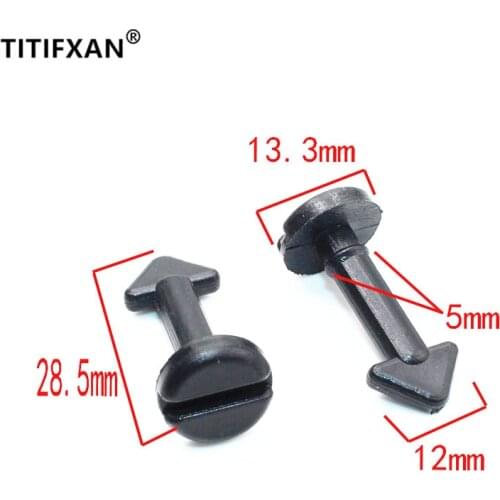 10Pcs Car Engine Trim Plate Screw Plastic Fastener For Citroen Picasso Peugeot 307 Rivet Clip