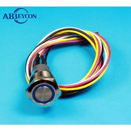1950F 12/16/25/28/30/19mm momentary led push button switch with different connector