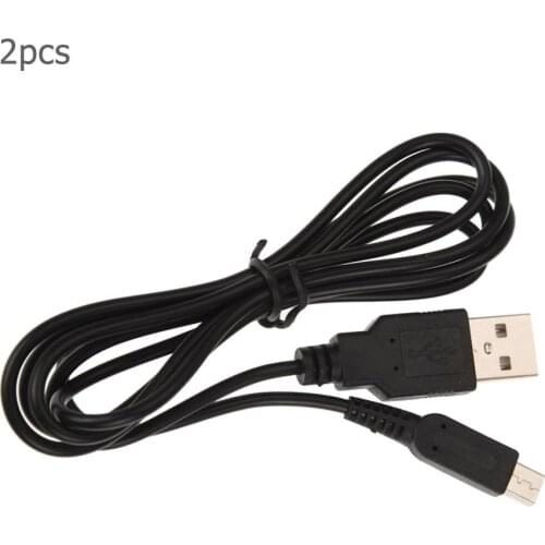 2pcs USB Charge Power Cable Adapter Lead Data Sync Wire Cord for Nintend 3DS/DSI Compact and Portable Carry Convenient