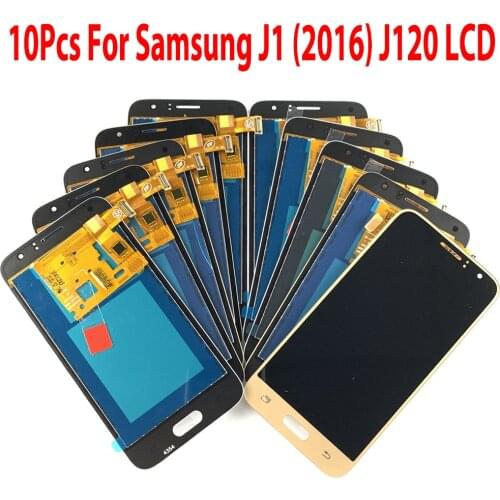 Wholesale 10Pcs Incell J120 LCD For Samsung Galaxy J1 2016 J120 J120F J120T J120H LCD Display Touch Screen Digitizer Replacement