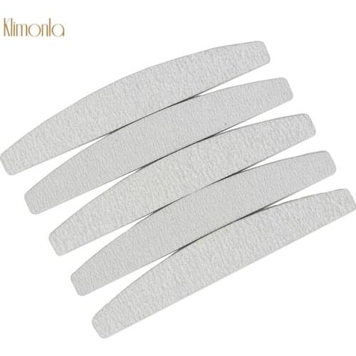 5pcs Professional Sandpaper Lime Nail File 100/180 Double Side Wooden Nail Buffer UV Gel Polish Nail Care Manicure Tools