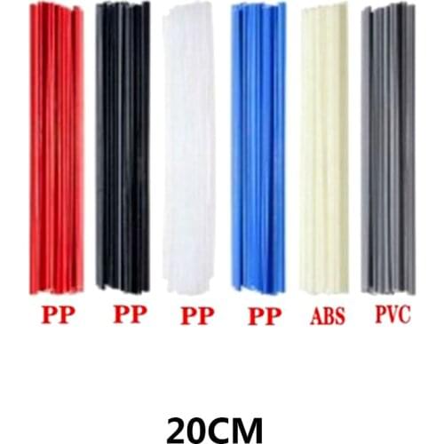 60pcs/lot 200mm Plastic Welding Rods Length ABS PP PVC Welding Sticks 5x2.5mm for Plastic Welder