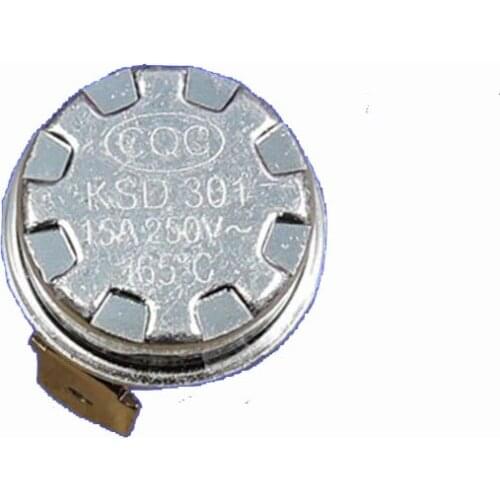 Electric Pressure Cooker Parts KSD301 temperature control switch 165 degree with 6.3mm pins