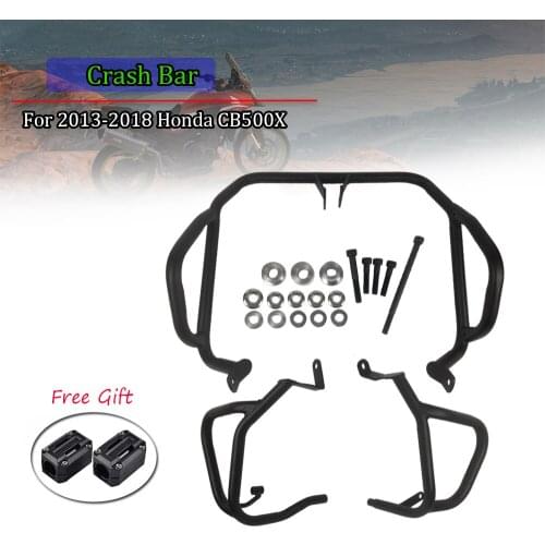 For 13-18 Honda CB500X CB500 X CB 5000X Engine Guard Crash Bars Falling Protection Highway Bumper Sliders Motor Accessories 2018