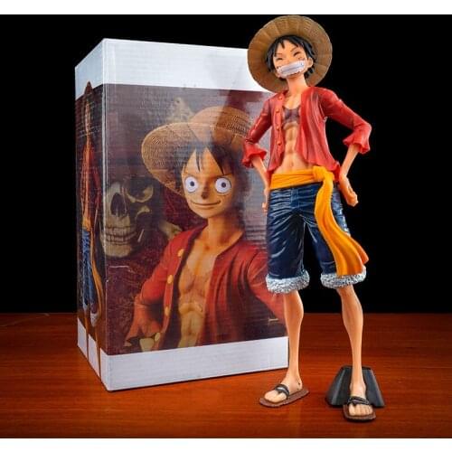 Anime One Piece Action Figures Luffy Pvc Figurine Monkey D Luffy Classic Laughing Face Changing Cartoon Doll Model Figure Toys
