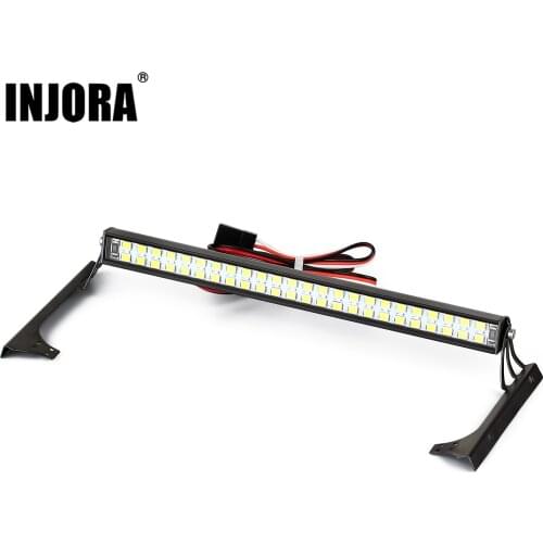 INJORA 48LED Lights Bar with Control Panel for 1/10 RC Crawer Axial 90046 SCX10 III AXI03007 Jeep Wrangler Body Shell