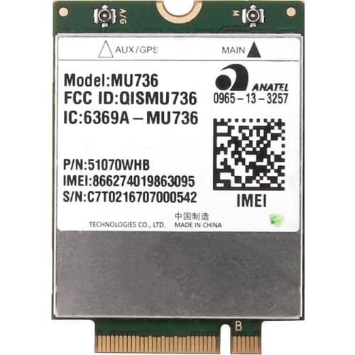 MU736 WiFi Card HSPA+ M.2 Module 3G Card NGFF WCDMA Wireless Module for Universal