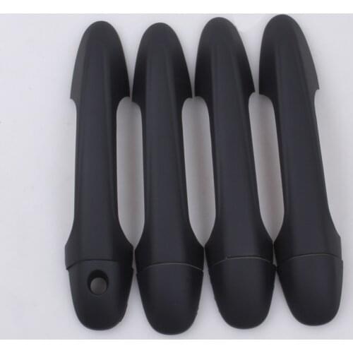 2017 For Toyota Hilux Revo 2015+ Parts ABS Black Door Handle Covers For Toyota Hilux Sw4 Fortuner Innova 2016+ Rav4 2014