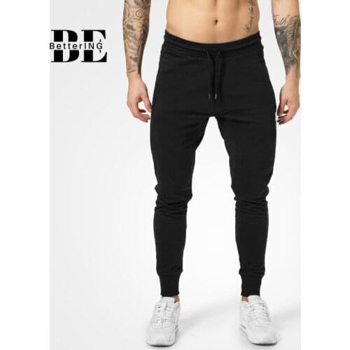 2021 Autumn/winter New Fitness Pure Color Cotton Slim Foot Sports and Leisure Running Pants Pure Color Small Foot Pants