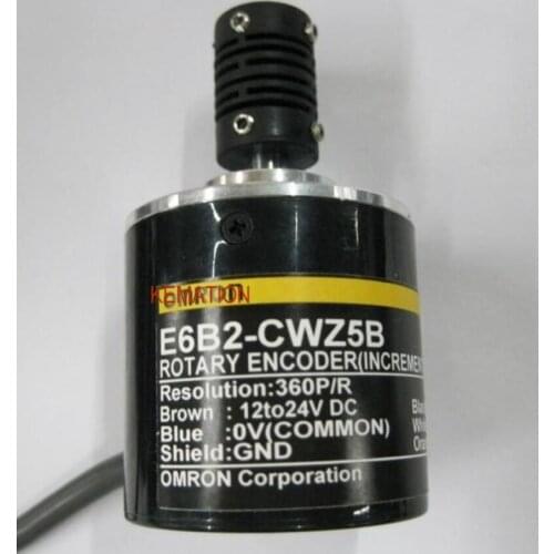 OMR E6B2-CWZ5B 100P/R Rotary Encoder New 12-24V DC PNP Open-collector Output E6B2CWZ5B 100PPR