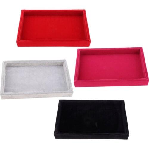 Necklace Bracelet Bangle Watch Display Tray Showcase Jewelry Organizer