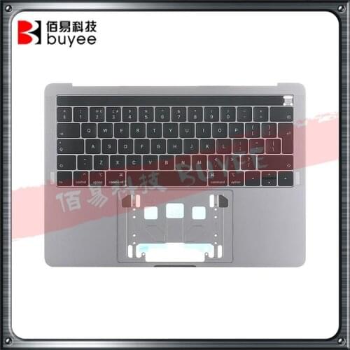 Genuine A1989 PalmRest Topcase For Macbook PRO Retina 13.3" A1989 UK russian Keyboard Grey Silver