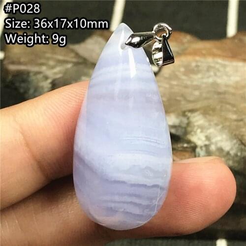 Natural Purple Agate Pendant For Women Man Healing Luck Crystal Silver 36x18x10mm Beads Water Drop Stone Gemstone Jewelry AAAAA