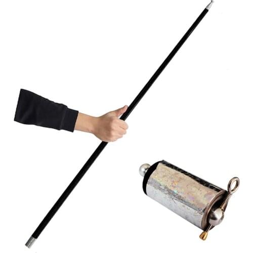 Portable Professional Magic Wand Magic Telescopic Props Toy Funny Staff Martial Arts Metal Magic Pocket
