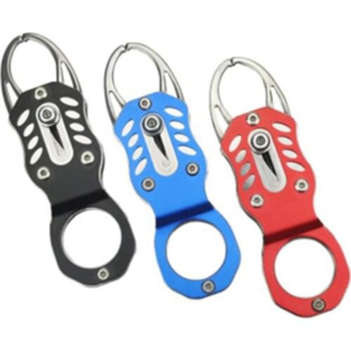 U2JB Portable Stainless Steel Aluminum Alloy Fishing Gripper Fish Lip Clip Grip Grabber Spinning Plier Fish Controller
