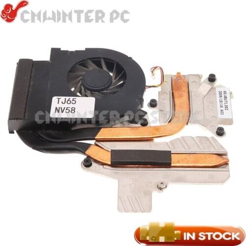 NOKOTION 60.4BU71.002 Radiator For Packard bell For Gateway NV58 TJ65 Laptop CPU GPU Heatsink FAN SJV50 48.4BU04.01M