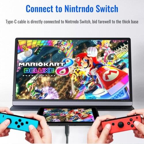 Raspberry Pi 4 3 HDR LED Display 4K Portable Monitor For xbox Series X Computer Screen HDMI Mobile IPS Monitor USB C 15.6 Inch