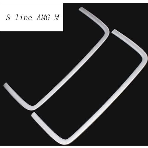 Car Styling Seat Back Net Frame Decoration Cover Sitcker Trim for Mercedes Benz GLE W166 ML GL GLS X166 lnterior Accessories