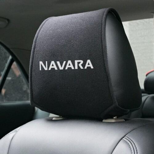 1PCS Hot car headrest cover fit for Nissan Navara d40 d22 d23 np300 Car-Styling Accessories