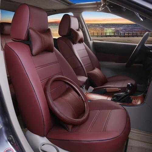 Automobile car seat covers pu leather special for Skoda Octavia Fabia Superb Yeti Rapid VOLVO V60 XC90 V40 XC60 S60L S80L XC90