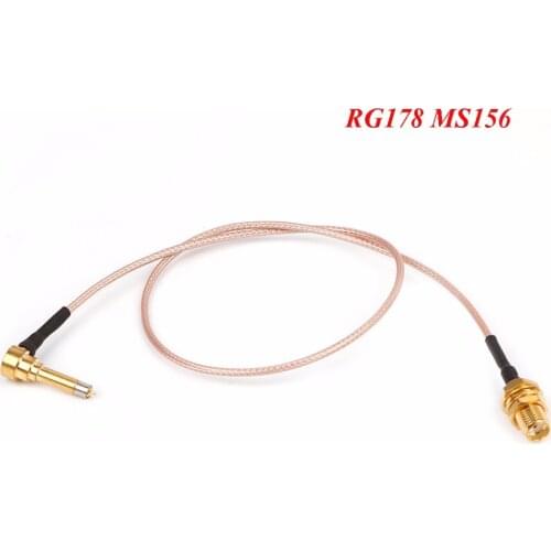 BGEKTOTH MS156 Plug Male To SMA Female Test Probe RG178 RG316 Cable Leads 35cm