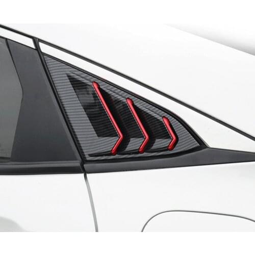 Car Window Decoration Trim Sticker For Honda Civic Hatchback Sedan 2016-2020 10th gen Accessories