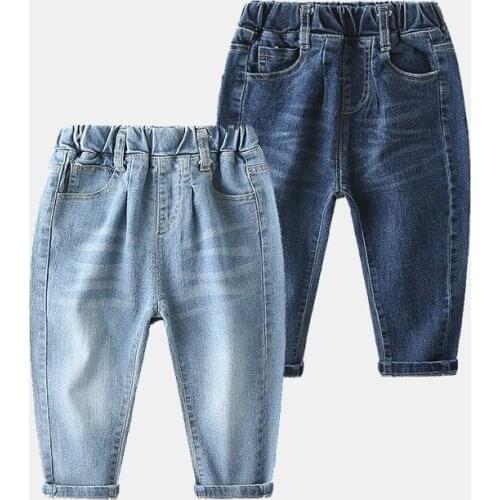 Spring Girls Jeans Baby Kids Jeans for Children Boys Girls Harem Denim Pants Toddler Pants Girls Kids Pants for Boy Girl 2-8Y