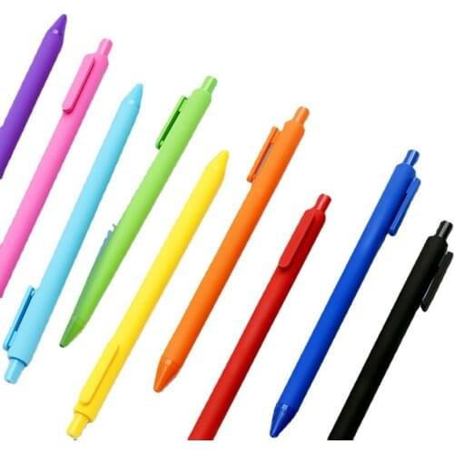 20Pcs/lot PURE Series ABS Body Gel Pens Fashion Candy Color signing Pens for Student Stationery Office School Supplies