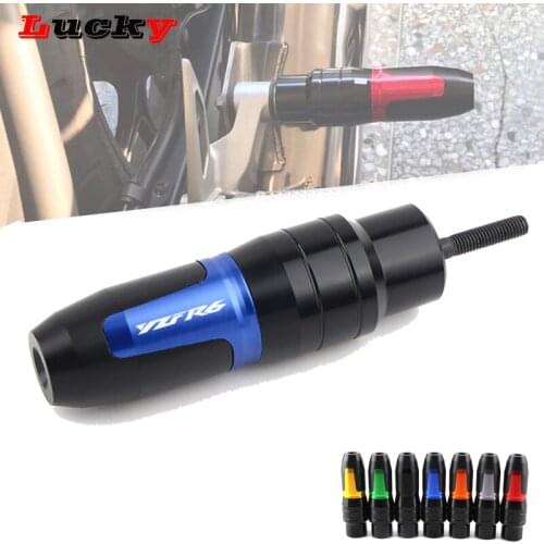 Hot Sale Motorcycle CNC High Quality Exhaust Slider Crash Protection Pads Protector For YAMAHA YZF-R6 YZFR6 YZF R6 With Logo