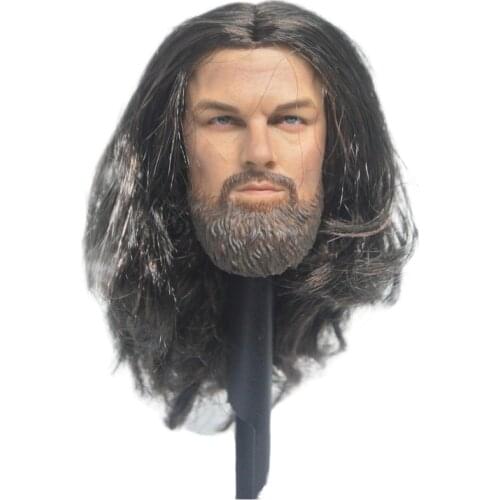 1/6 The Revenant Leonardo DiCaprio Head Sculpt Fit 12'' Body Figure