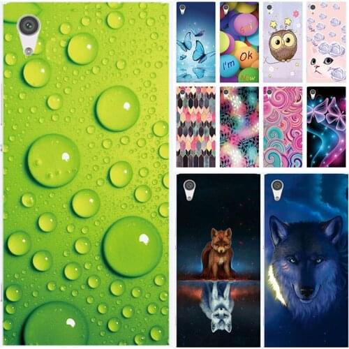 Soft Phone Case for Sony Xperia XA1 G3112 G3116 G3121 G3123 G3125 Cases Panda Funda Colorful Flower Silicone TPU Back Cover