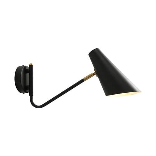 Nordic bedroom bedside simple modern adjustable swing left and right living room with switch reading wall lamp