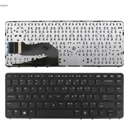 US QWERTY Layout Replacement Keyboard New for HP EliteBook 840 G1 850 G1 840 G2 850 G2 Laptop Black NO Backlit NO Pointer
