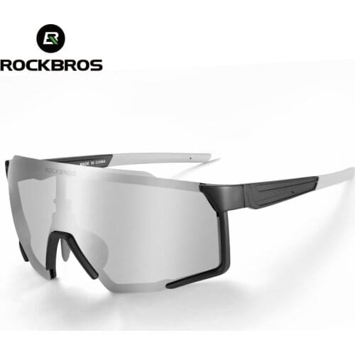ROCKBROS Cycling Glasses Polarized Photochromic Cycling Sunglasses Mens Glasses Eyewear Sports Mtb Bike Glasses Cycling Goggles