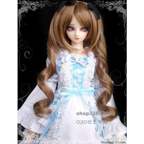 BJD / SD doll clothes /sky blue floral lace princess dress for 1/4 1/3 scale Bjd Doll clothing accessories