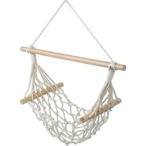 Household Hanging Kitchen Storage Basket Under Cabinet Fruit Hammock Boho Woven Hanging Vegetable Hammock