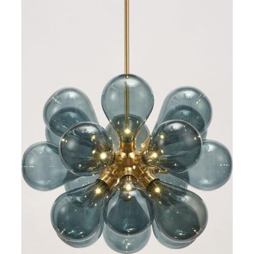 Modern style living room bedroom minimalist restaurant pendant light Nordic clothing decoration glass ball pendant lamp